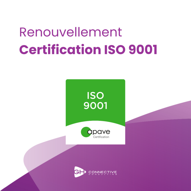 Renouvellement de notre Certification ISO 9001